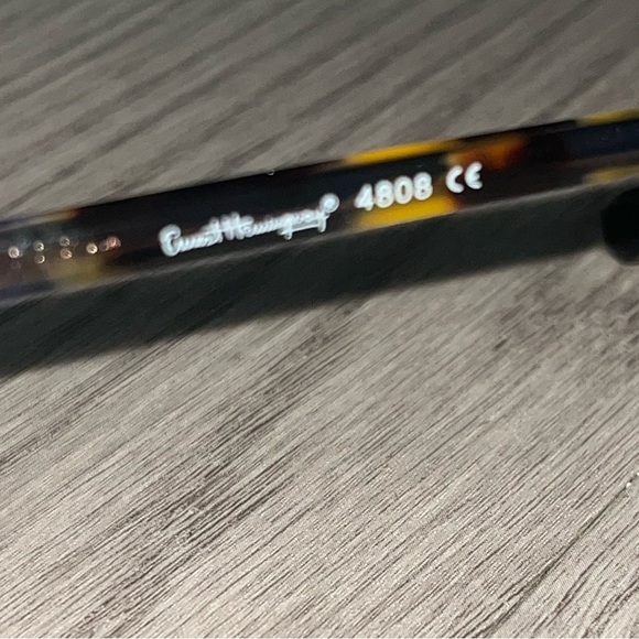 Ernest Hemingway H4808 Eyeglasses Unisex, Brown Marble, 52/17/140 - Picture 7 of 9